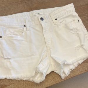Joes jean white shorts